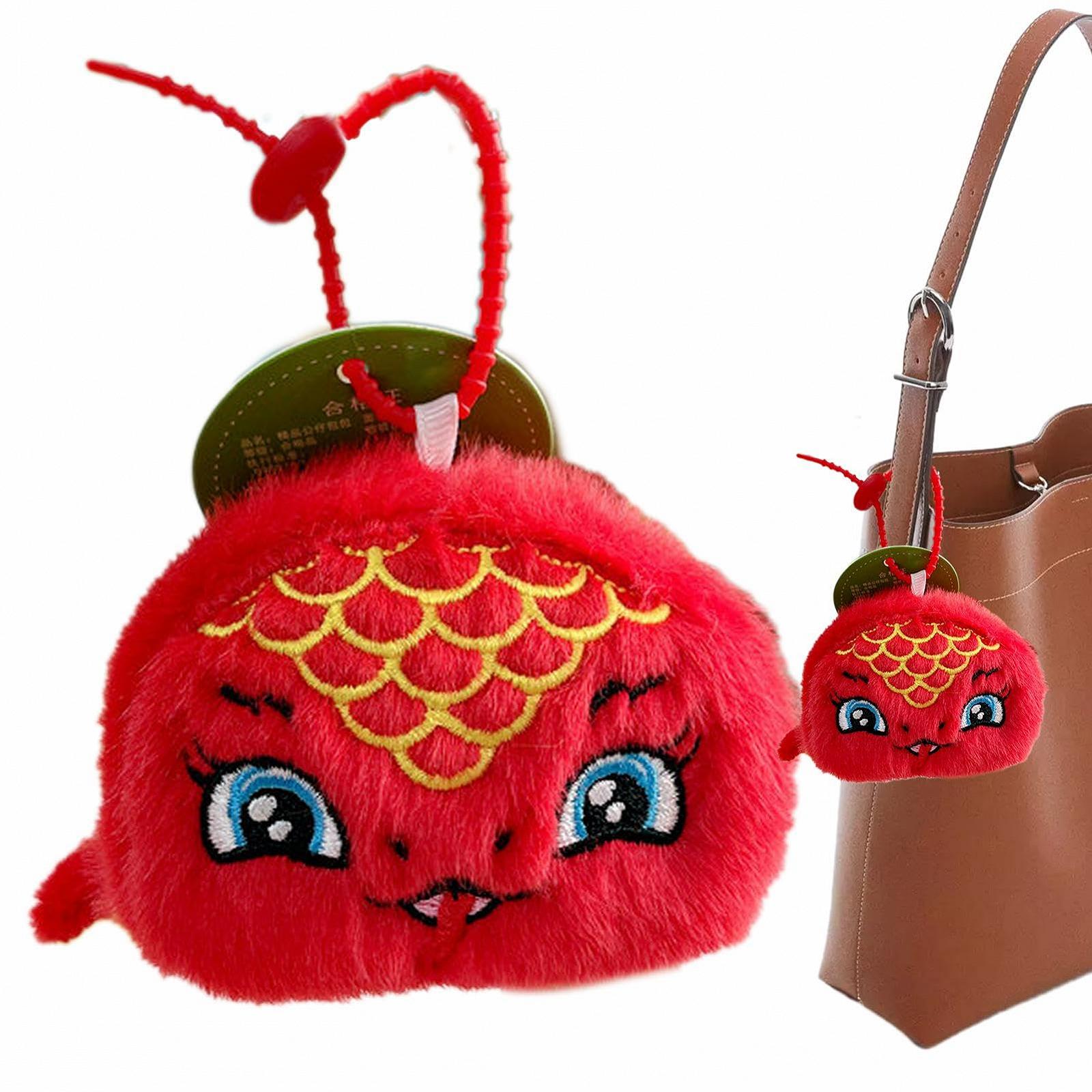М'яка іграшка змія Китайський Новий Рік Кіт-компаньйон Брелок, фото №8 М'яка іграшка змія Китайський Новий Рік Кіт-компаньйон Брелок, фото №8