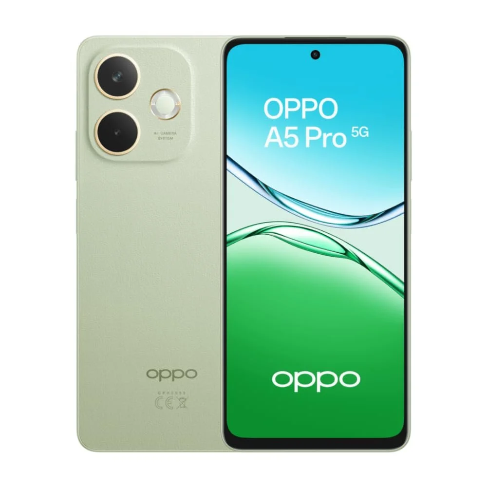 Смартфон OPPO A5 Pro 5G MKT 6300 8/256 ГБ 6.67" 120 Гц 50 Мп AI 5800 мАч Зеленый, фото №1