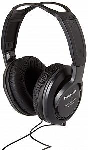 Наушники Panasonic RP-HT265E-K кабель 5 м 3,5 мм и адаптер 6,3 мм регулятор громкости черный - Фото 1