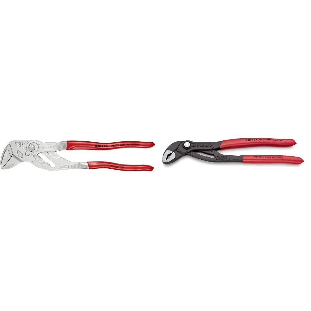 Кліщі-ключ KNIPEX 86 03 250 SB (блістерна упаковка) 250 мм, фото №1 Кліщі-ключ KNIPEX 86 03 250 SB (блістерна упаковка) 250 мм, фото №1