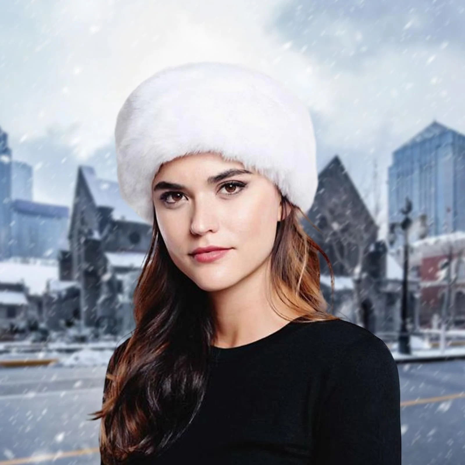 Хутряна пов'язка на голову для жінок, фото №5 Хутряна пов'язка на голову для жінок, фото №5