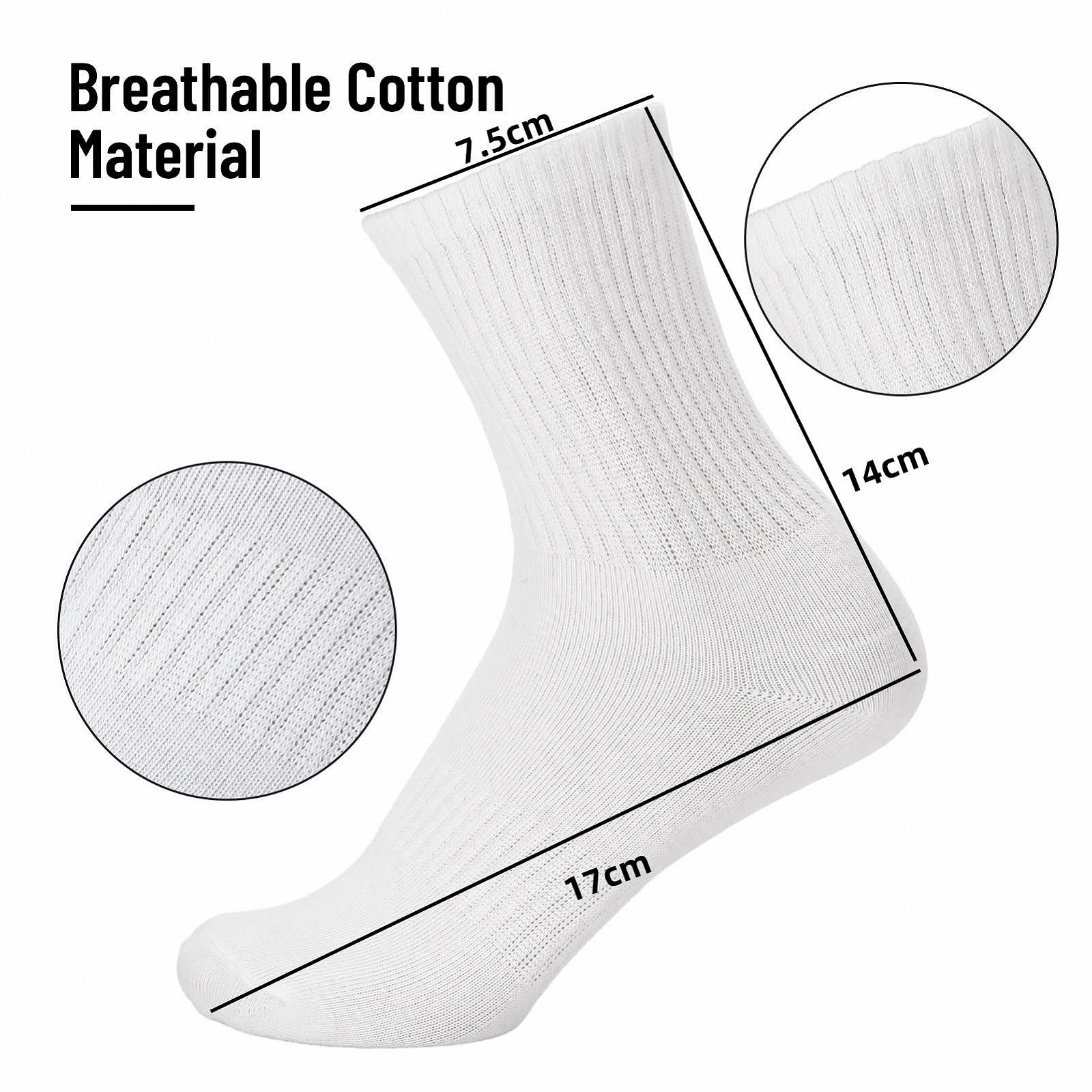 Теннисные носки 8 пар Мужские Женские Спортивные носки Белые, фото №6