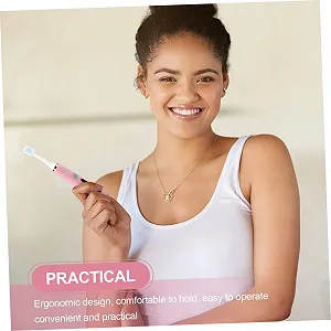 Електрична зубна щітка VALICLUD 1 Satz з USB, режимами чищення та насадками звукова ергономічна synthetic.ua - Фото 1