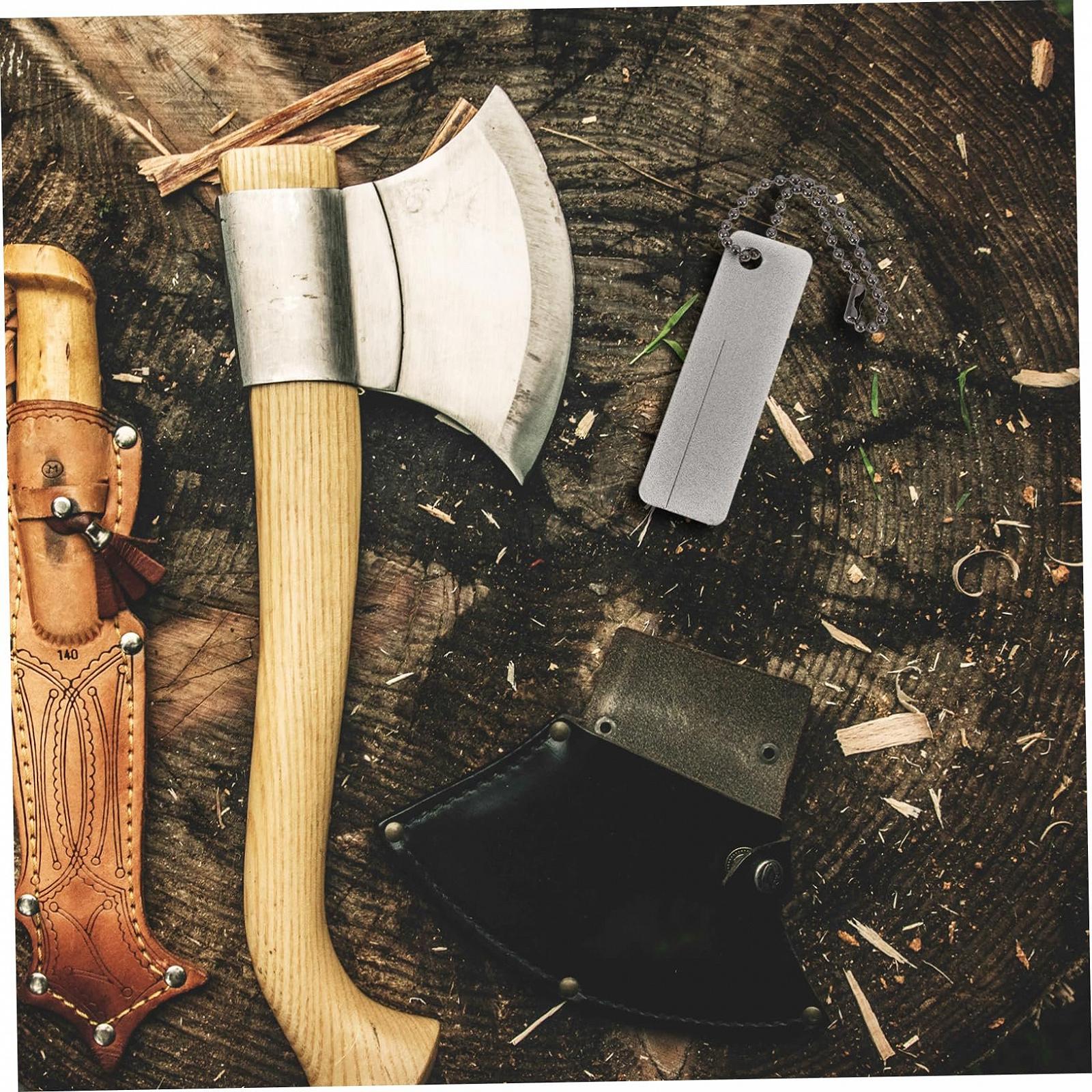 Набор точильных камней Lurrose Алмазные Серебристые 2 шт., фото №3