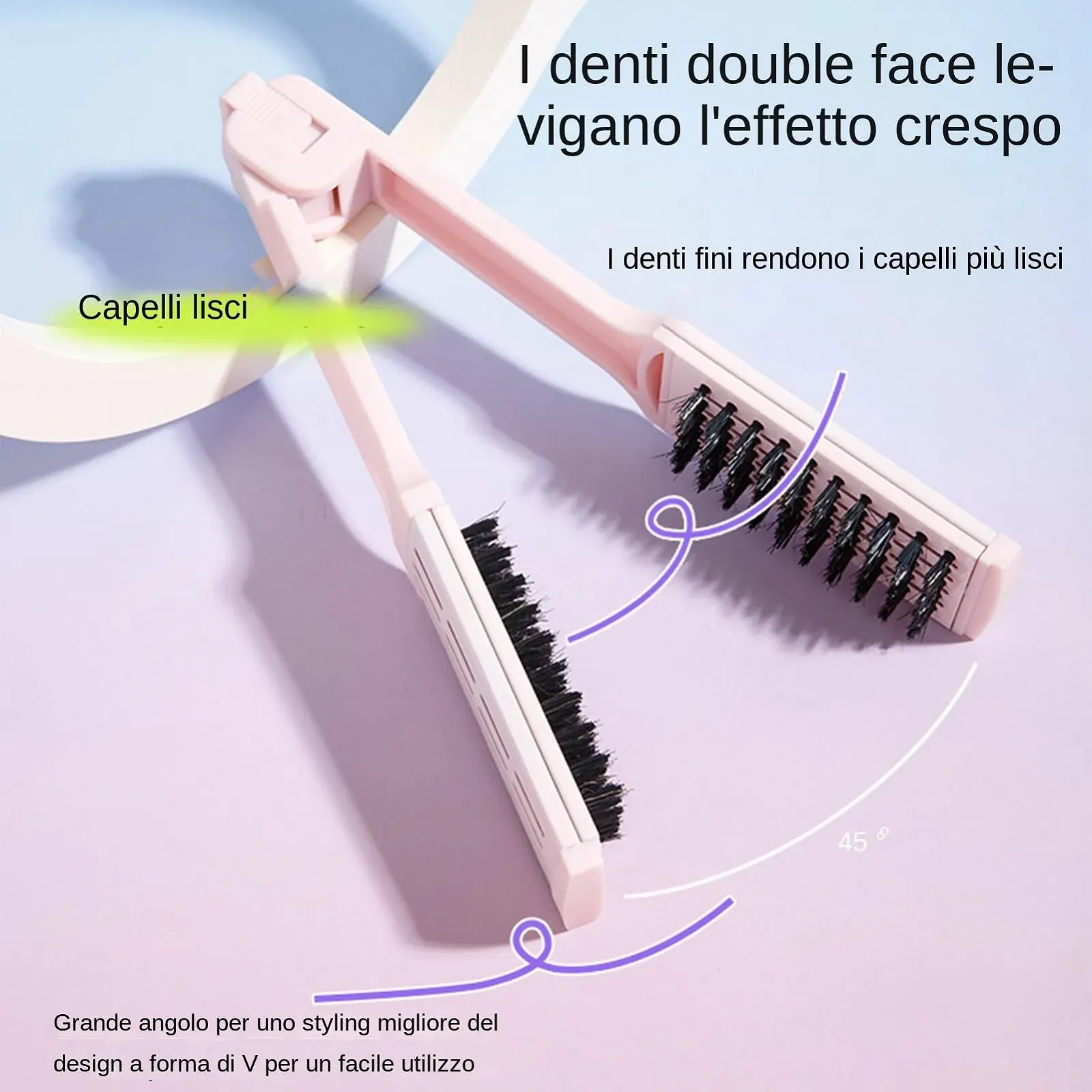 Щітка-випрямляч для волосся Hair Straightening Brush універсальна для жінок та чоловіків, фото №5 Щітка-випрямляч для волосся Hair Straightening Brush універсальна для жінок та чоловіків, фото №5
