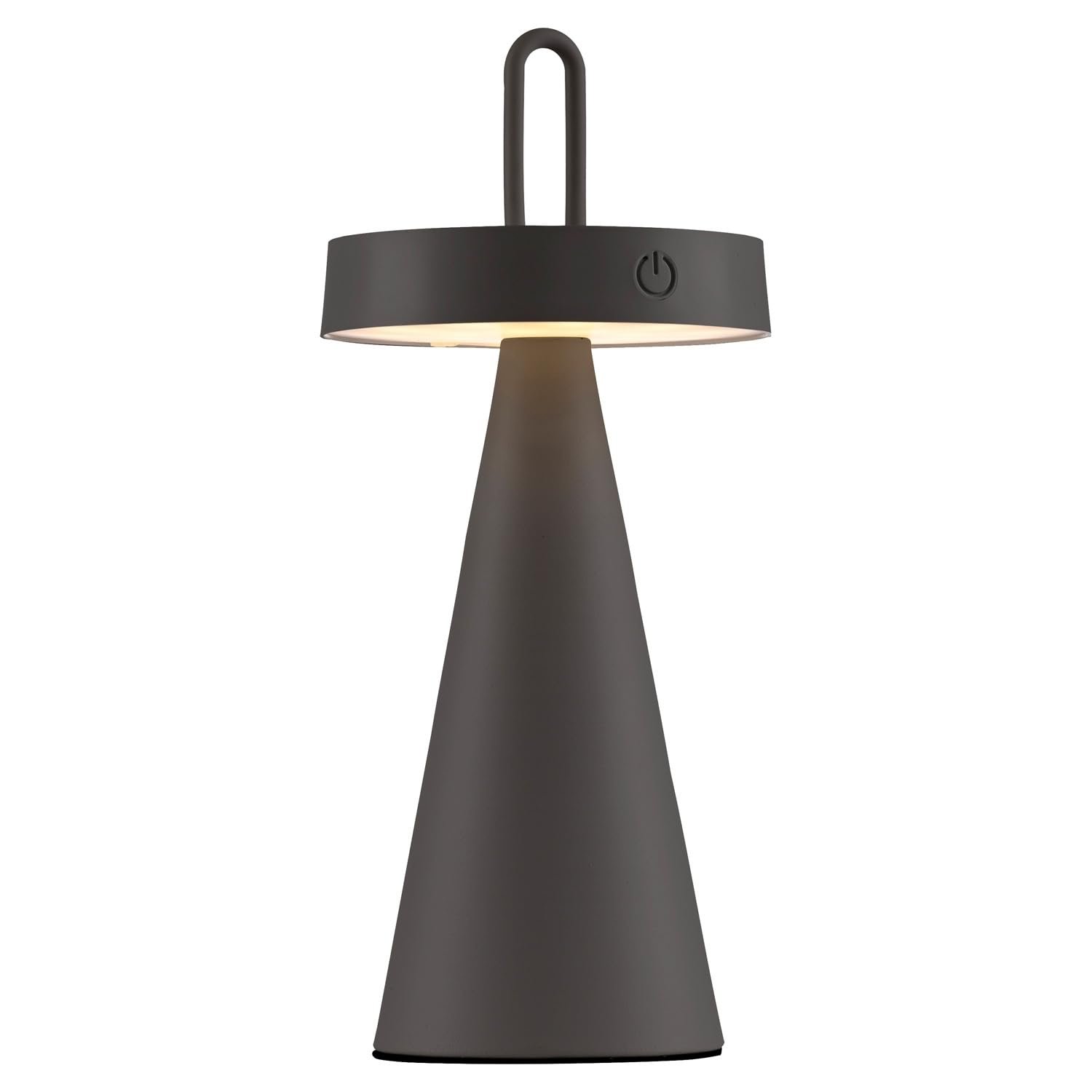 Настільна лампа Just Light LED Акумуляторна 28.9 см Пластик Силікон Чорна, фото №5