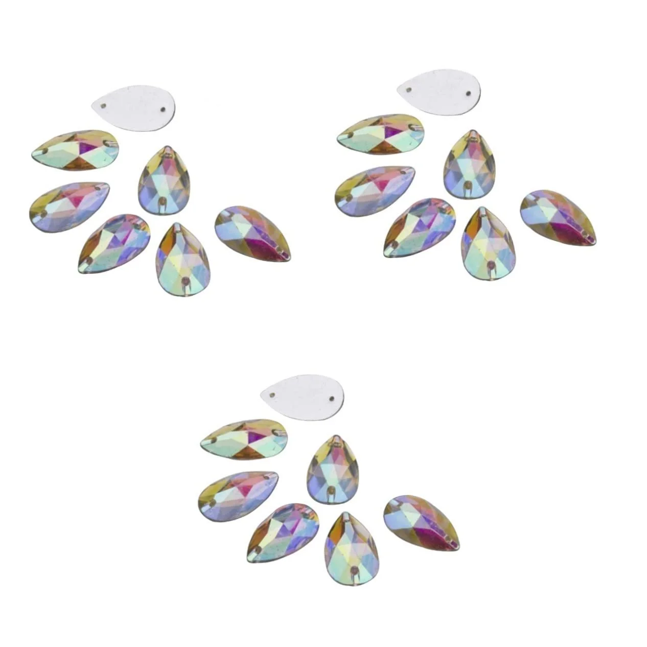 Стрази Ipetboom Краплеподібні Плоска задня частина 150 шт., фото №9