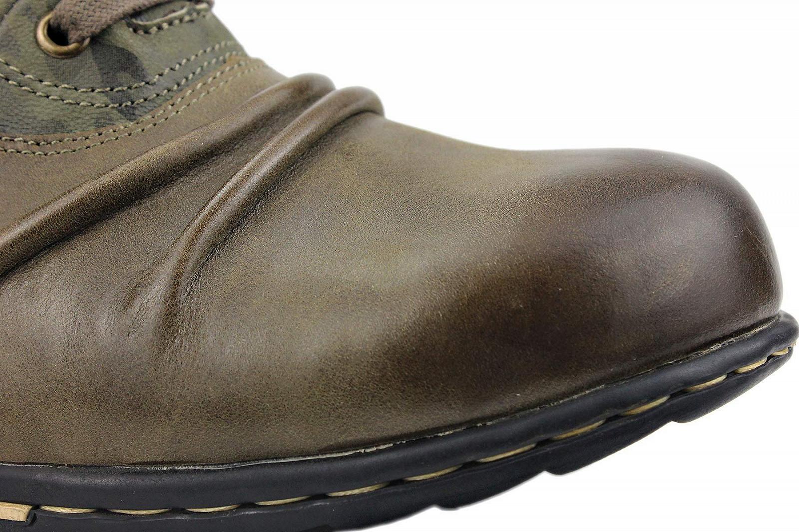 Ботинки OSSTONE OS-5008-8-Green-DE Мужские Кожаные, фото №8