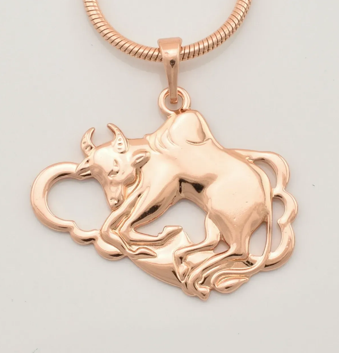 Кулон Телець-знак зодіаку для жінок, фото №3