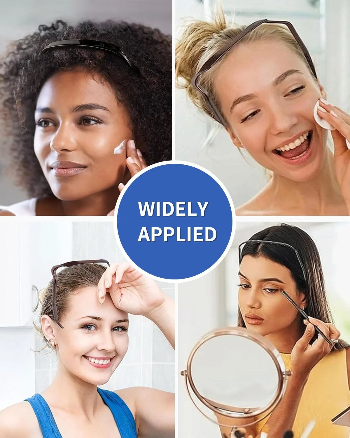 Набір обручів для волосся Squaer 3 шт., фото №5