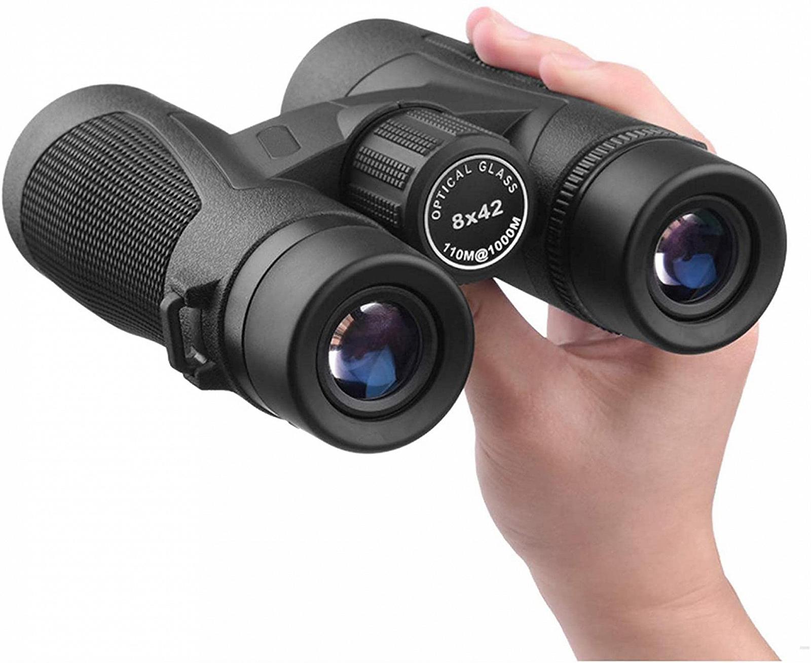Бінокль Telescope 10x42 для дорослих дітей водонепроникні компактні з нічним у низькому освітленні BAK56 Prism FMC Optics для спостереження за птахами, фото №5