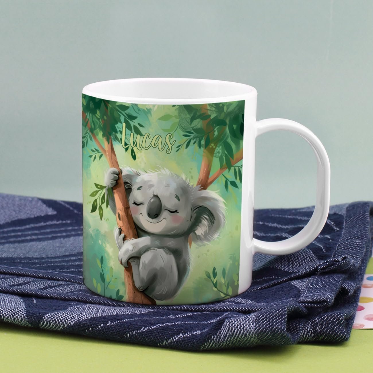 Детская кружка Striefchen Пластиковая Животный мотив Коала, фото №4