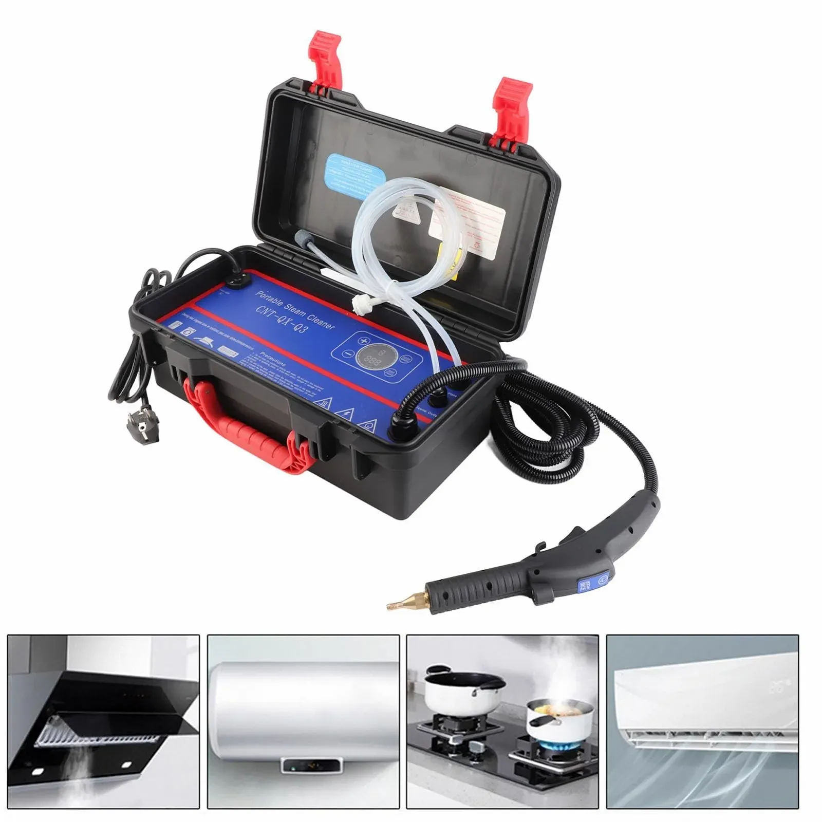 Пароочисник високого тиску 3500W EU Plug 220V, фото №5