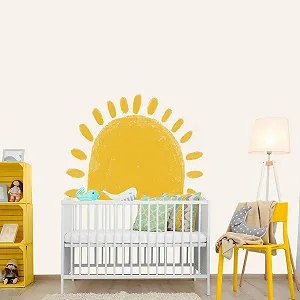 Наклейка на стіну Boho Сонце C-Sun Самоклейна 90 x 70 см synthetic.ua - Фото 1