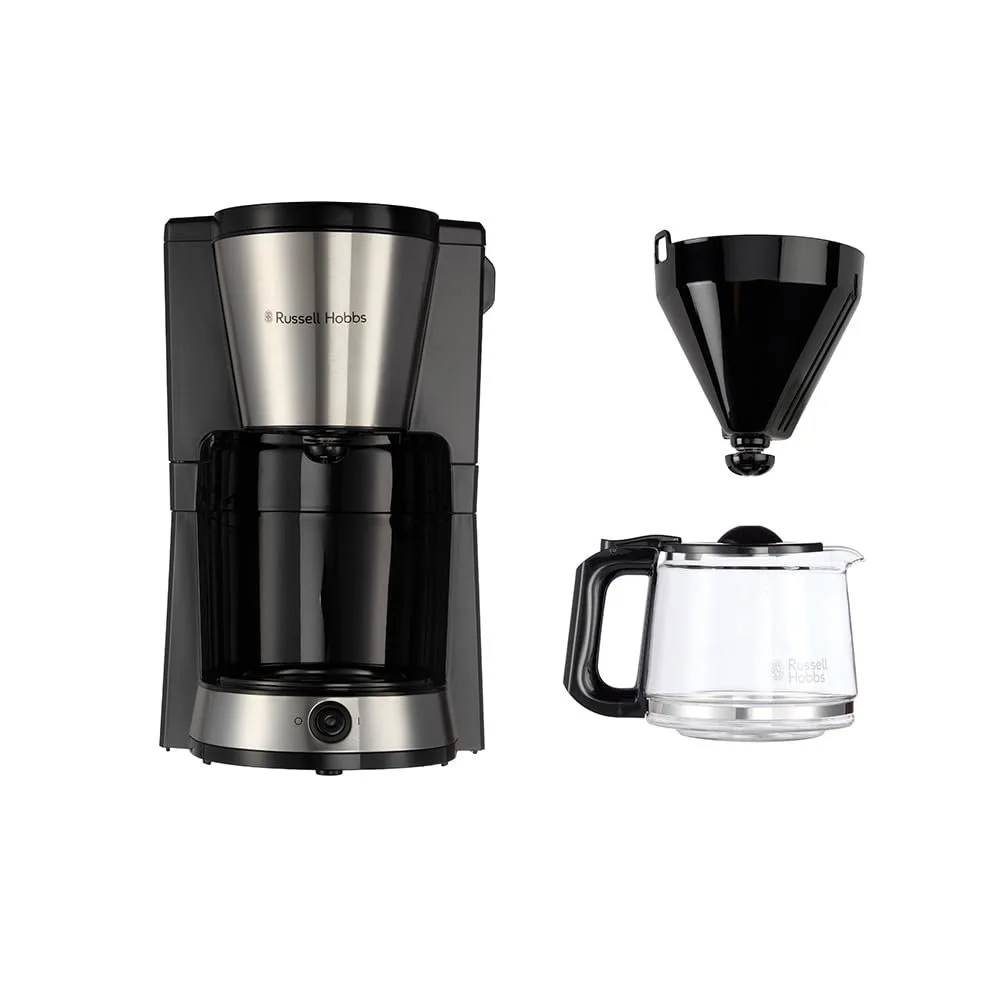 Кофеварка Russell Hobbs Heaton 27400-56 1.25 л 1000 Вт нержавеющая сталь, фото №9