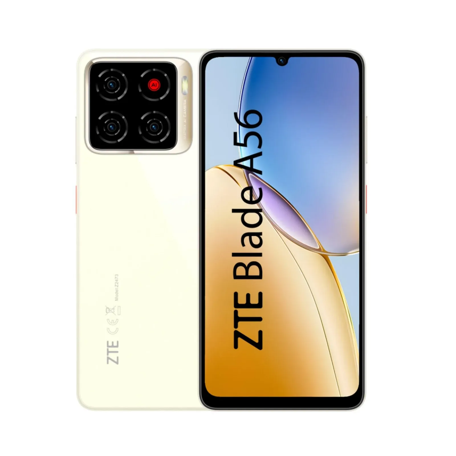 Смартфон ZTE Blade A56 4/128 ГБ Floating Gold, фото №1 Смартфон ZTE Blade A56 4/128 ГБ Floating Gold, фото №1