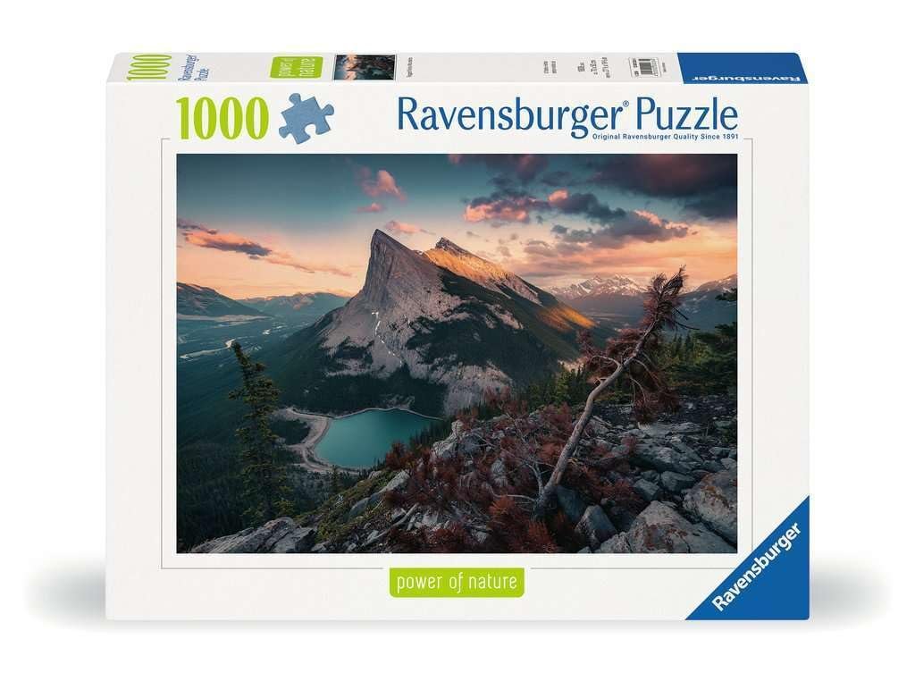 Пазл Ravensburger 12000033 Вечір у Скелястих горах 1000 деталей, фото №1