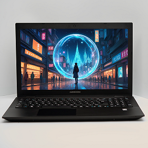 Ноутбук 15.6'' Medion (Lenovo Group) Akoya E6440 | Intel Core i5-8250U | IPS (1920x1080) FullHD | RAM 8 ГБ | SSD 128 ГБ + HDD 1 ТБ | Nvidia GeForce MX150 | Win10 (4951) - Фото 1