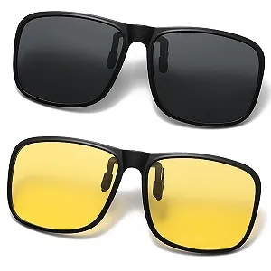 Солнцезащитные очки Hifot клипса на поляризованные очки. - Фото 1