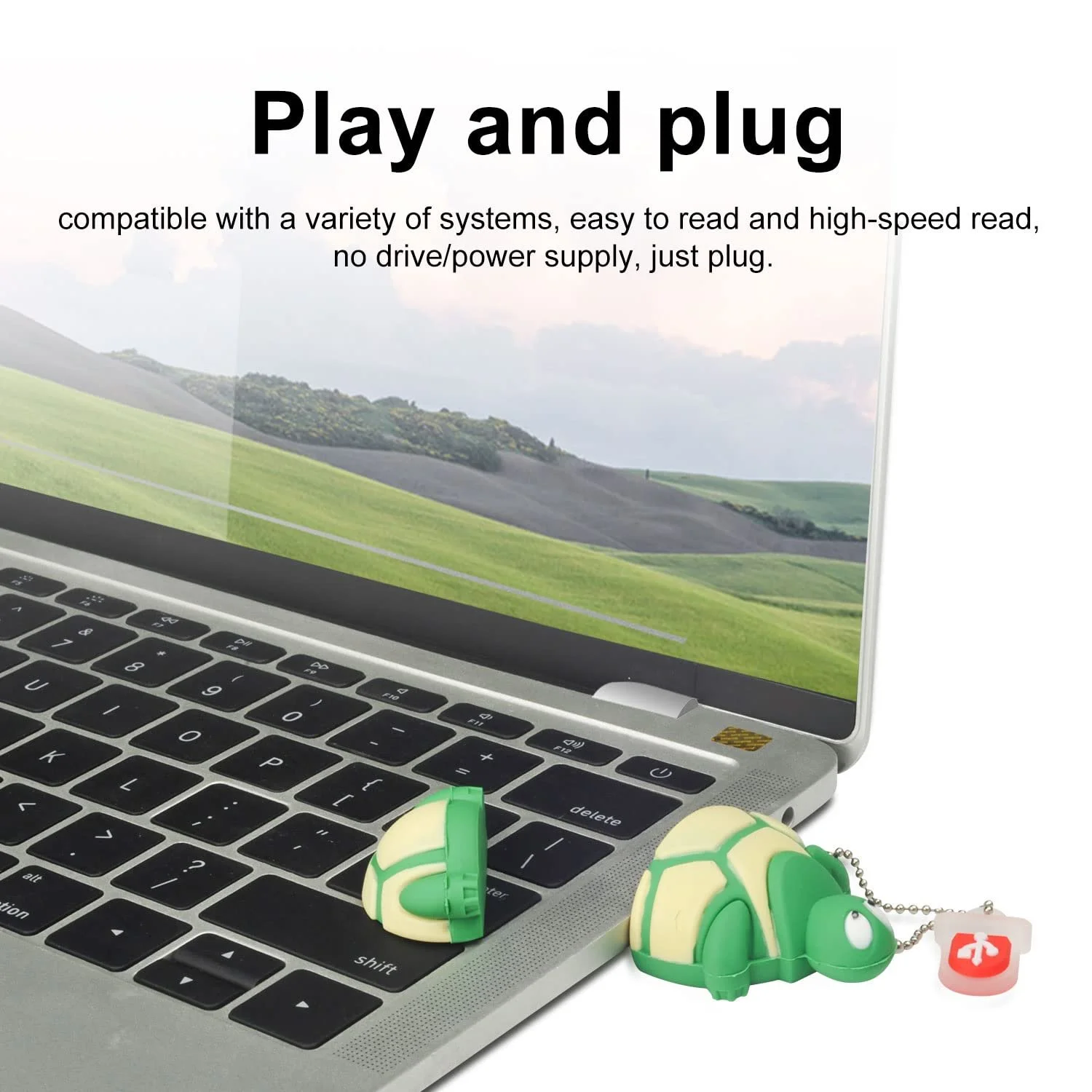 USB-накопичувач BorlterClamp 32ГБ USB 2.0 Черепаха Green, фото №3 USB-накопичувач BorlterClamp 32ГБ USB 2.0 Черепаха Green, фото №3