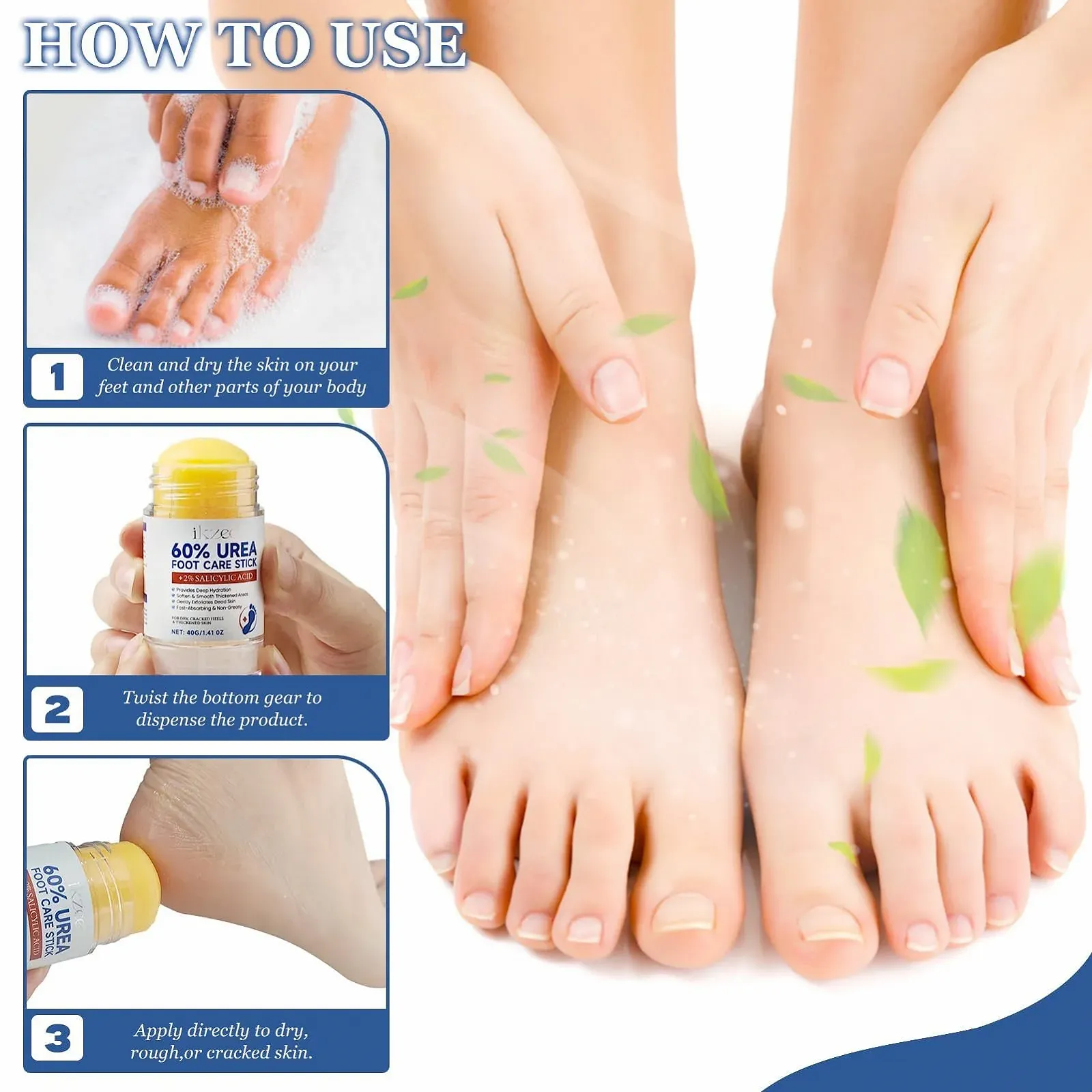 Крем-стик для ног Urea 60% для очень сухой и потрескавшейся кожи 2 шт., фото №4