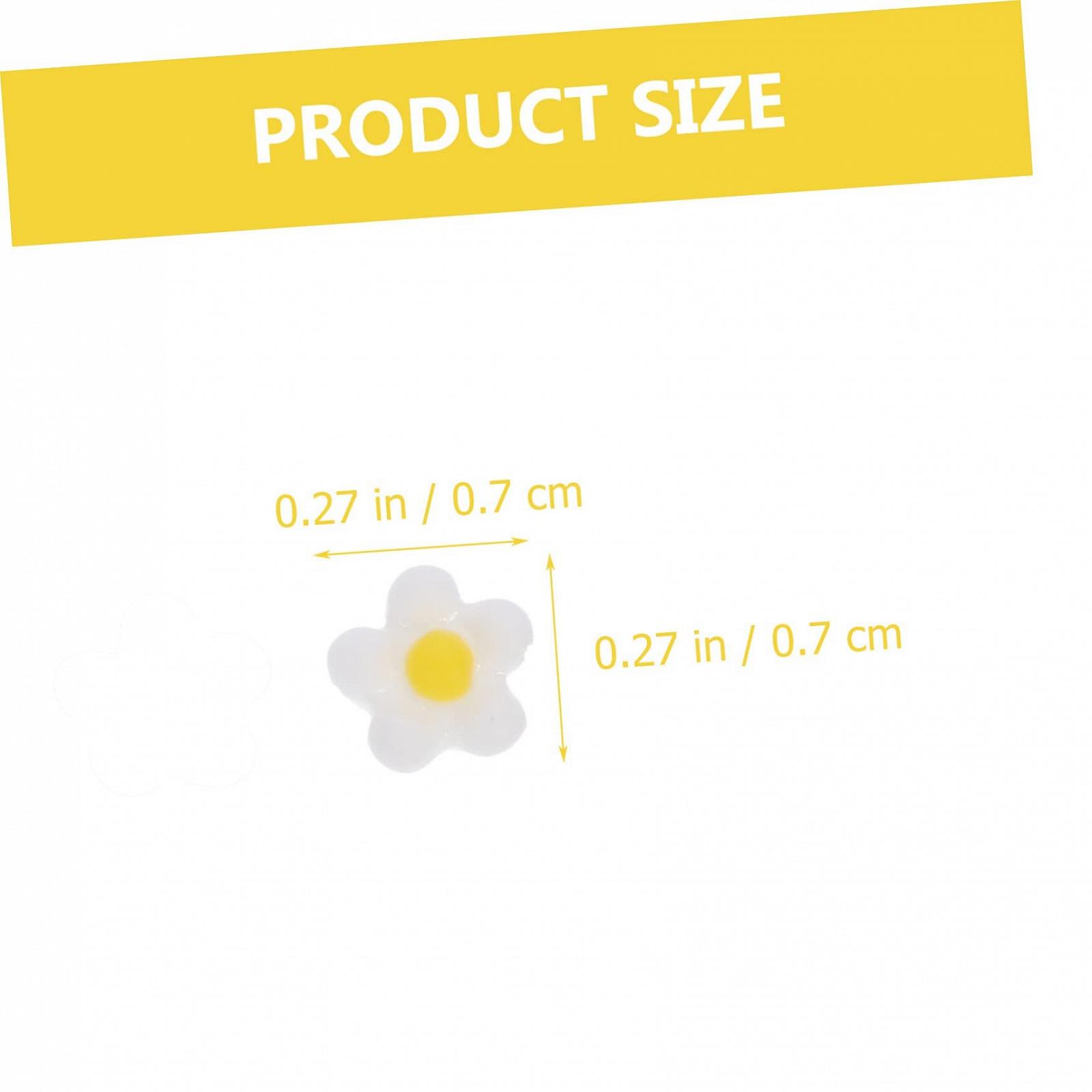 Прикраса для нігтів Квіти Beavorty для декорування з епоксидної смоли, 300 шт. Аксесуари для манікюру вдома та в салоні, фото №2