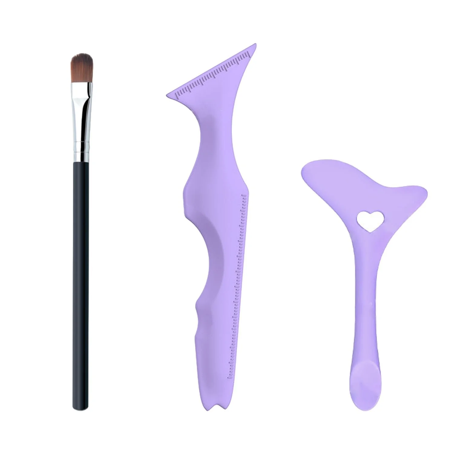 Инструмент для макияжа Eyeliner Stencil Guide Tool Cream Applicator Кисти Фиолетовый, фото №1 Инструмент для макияжа Eyeliner Stencil Guide Tool Cream Applicator Кисти Фиолетовый, фото №1