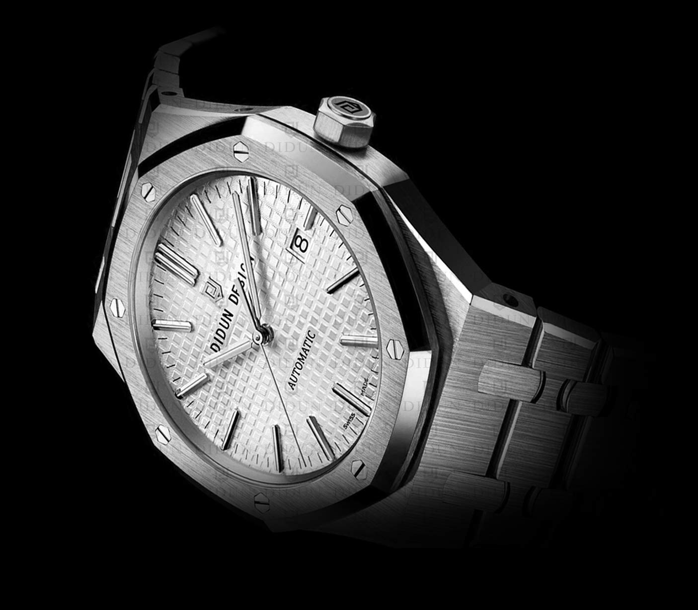 Годинник Didun Royal One Sporty Elegant чоловічий автоматичний сапфірове скло, фото №3