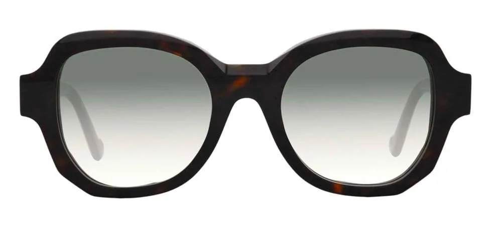 Сонцезахисні окуляри Жіночі Ophy Reich Shiny Havana/Green Shaded 50/19/145, фото №2