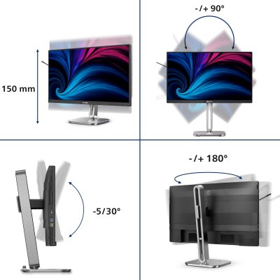 Монитор Philips 24B2U4301/00, фото №5 Монитор Philips 24B2U4301/00, фото №5