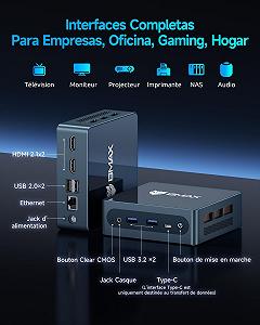 Міні ПК BMAX B4 Turbo / Intel N150 / RAM 16GB / SSD 512GB / 2 x HDMI / LAN / Wi-Fi 5 / Bluetooth 5.0 / Windows 11 Pro / Сірий synthetic.ua - Фото 1