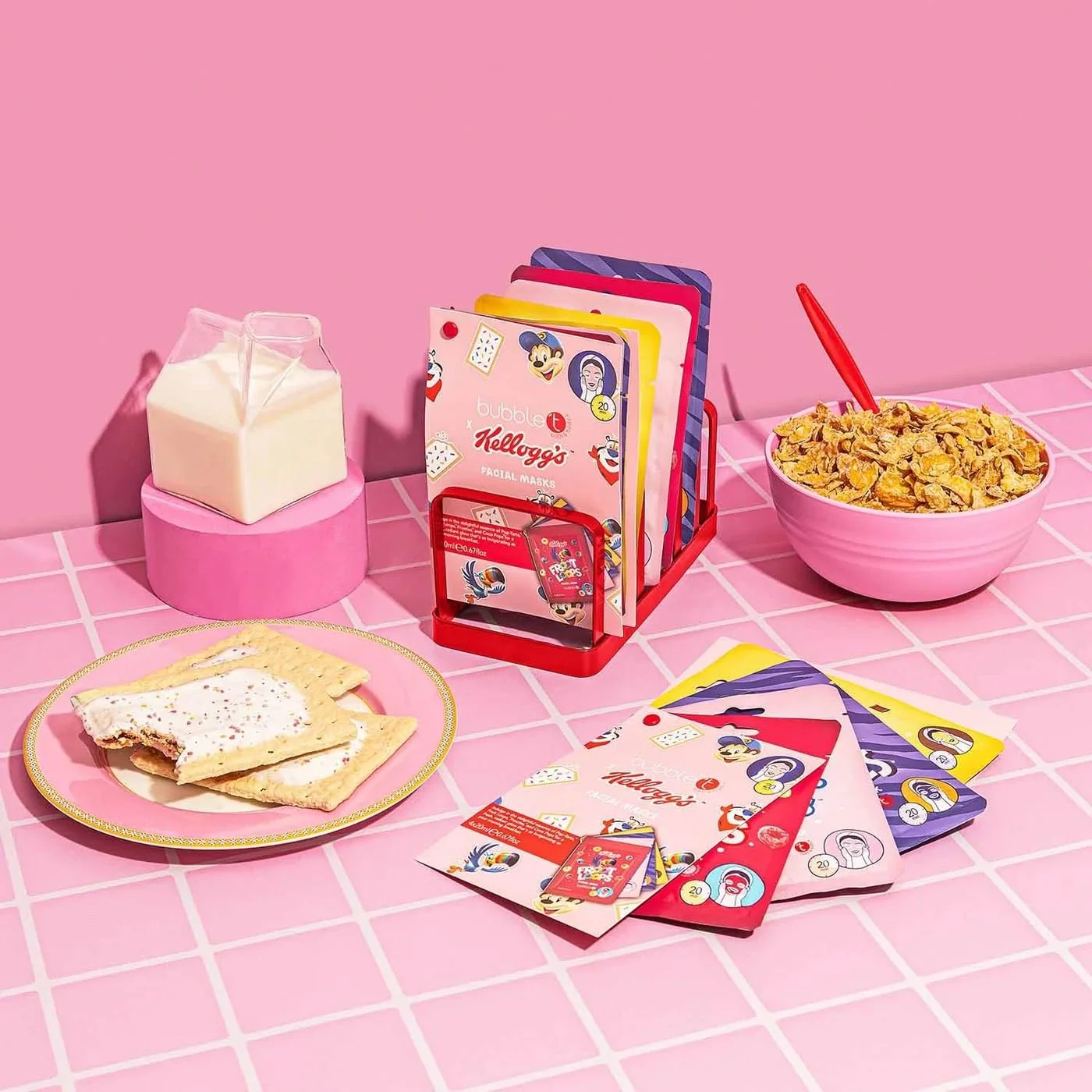 Тканевая маска Bubble T Cosmetics X Kellogg's Cereal Themed Gift Set Frosties, Fruit Loops, Pop Tarts, Coco Pops 4 x 20 мл, фото №6