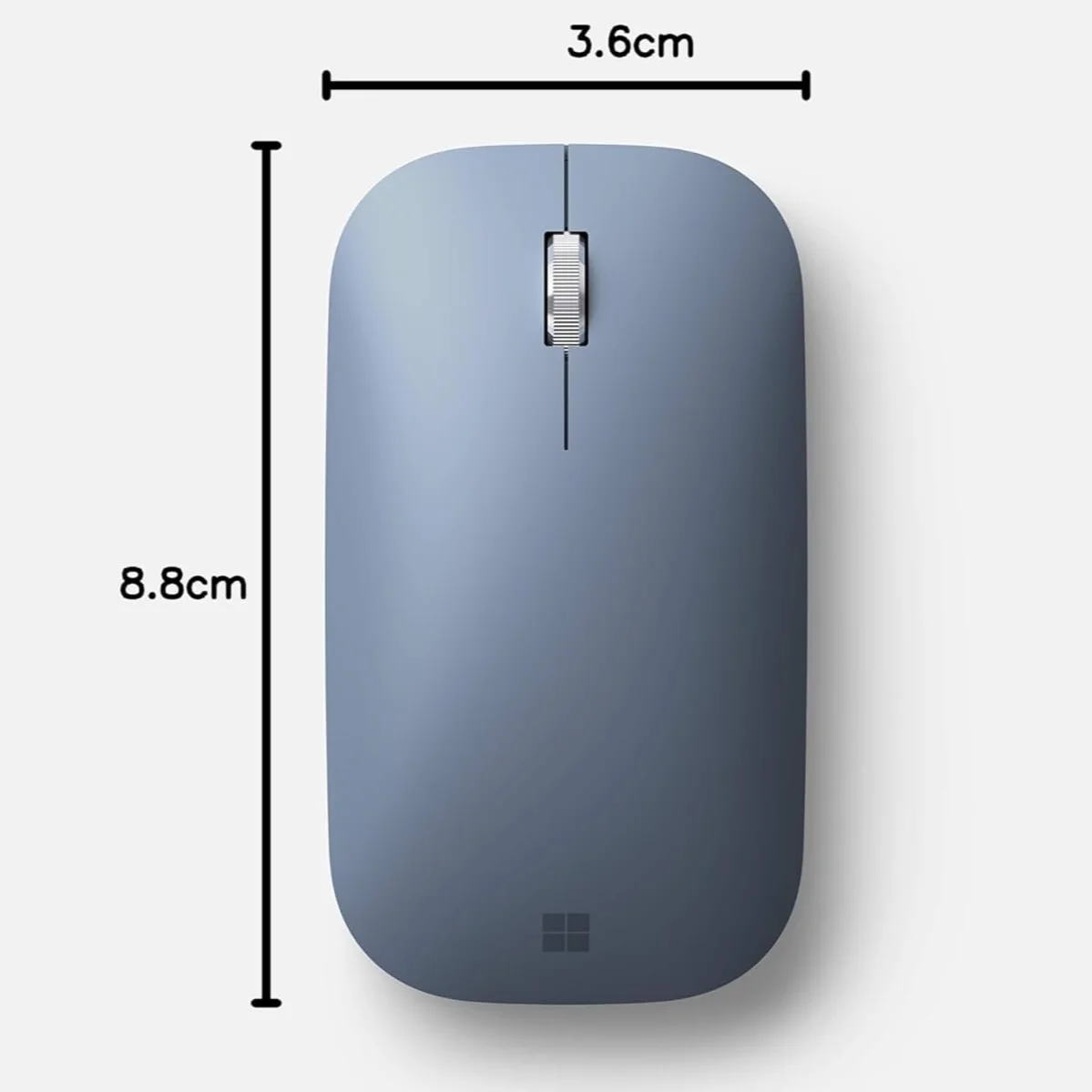 Бездротова миша Microsoft Surface Mobile / Bluetooth / 1800 DPI / 4 кнопок / Блакитна, фото №3 Бездротова миша Microsoft Surface Mobile / Bluetooth / 1800 DPI / 4 кнопок / Блакитна, фото №3