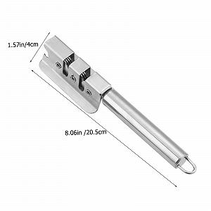 Ручне точило для ножів esmen нержавіюча сталь портативне ергономічне synthetic.ua - Фото 1