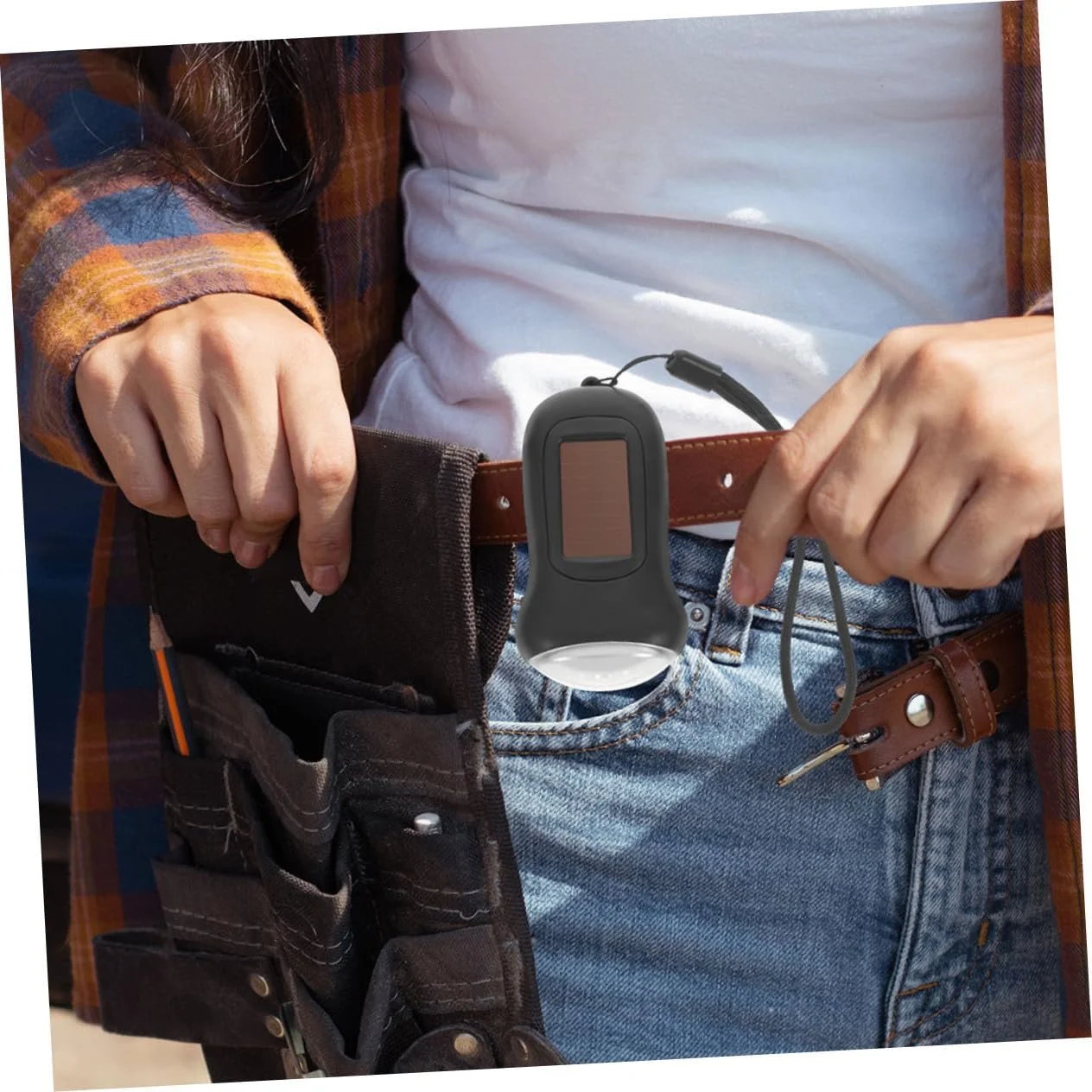 Ручной фонарик OSALADI, 2 шт, с солнечной подзарядкой, прочный, многофункциональный для кемпинга, походов, чрезвычайных ситуаций на открытом воздухе, фото №6 Ручной фонарик OSALADI, 2 шт, с солнечной подзарядкой, прочный, многофункциональный для кемпинга, походов, чрезвычайных ситуаций на открытом воздухе, фото №6