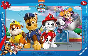 Купить Пазл-рамка Ravensburger Paw Patrol 05681 Четыре отважных спасителя 15 элементов - Фото 1 Пазл-рамка Ravensburger Paw Patrol 05681 Четыре отважных спасителя 15 элементов - Фото 1