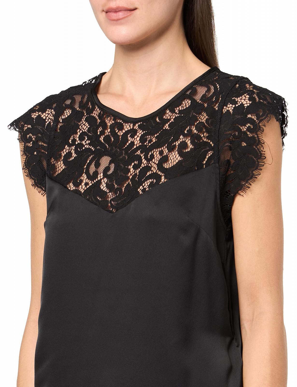 Жіночий топ GUESS - MARIE LACE Чорний - S, фото №3 Жіночий топ GUESS - MARIE LACE Чорний - S, фото №3