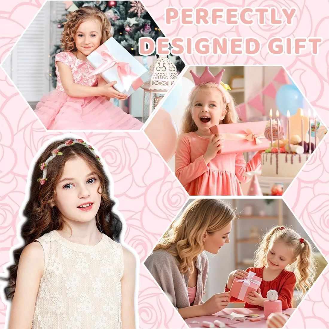 Вінок для волосся для дівчинки Квітка, фото №3