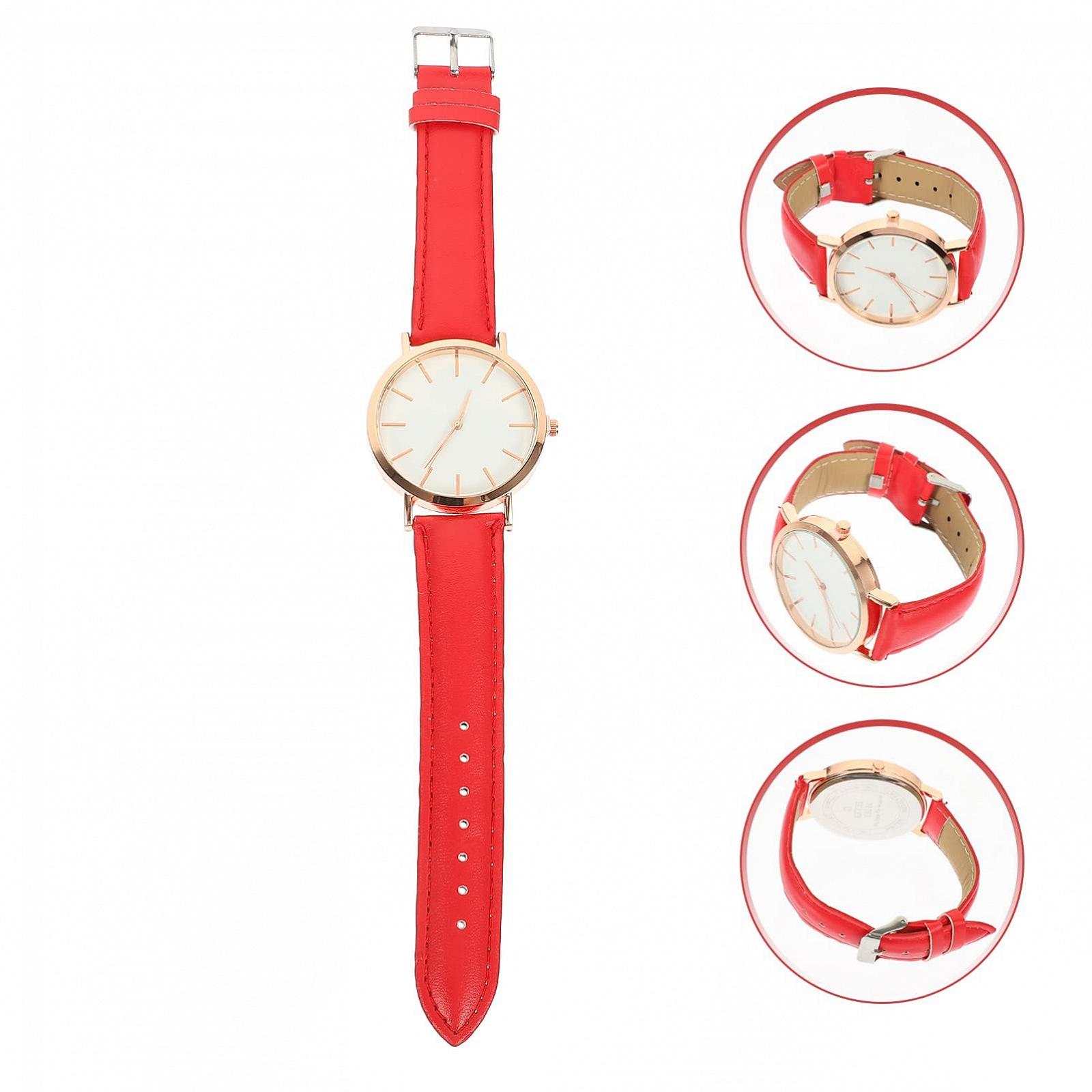 Годинник жіночий PartyKindom Мінімалістичний з шкіряним ремінцем, фото №9