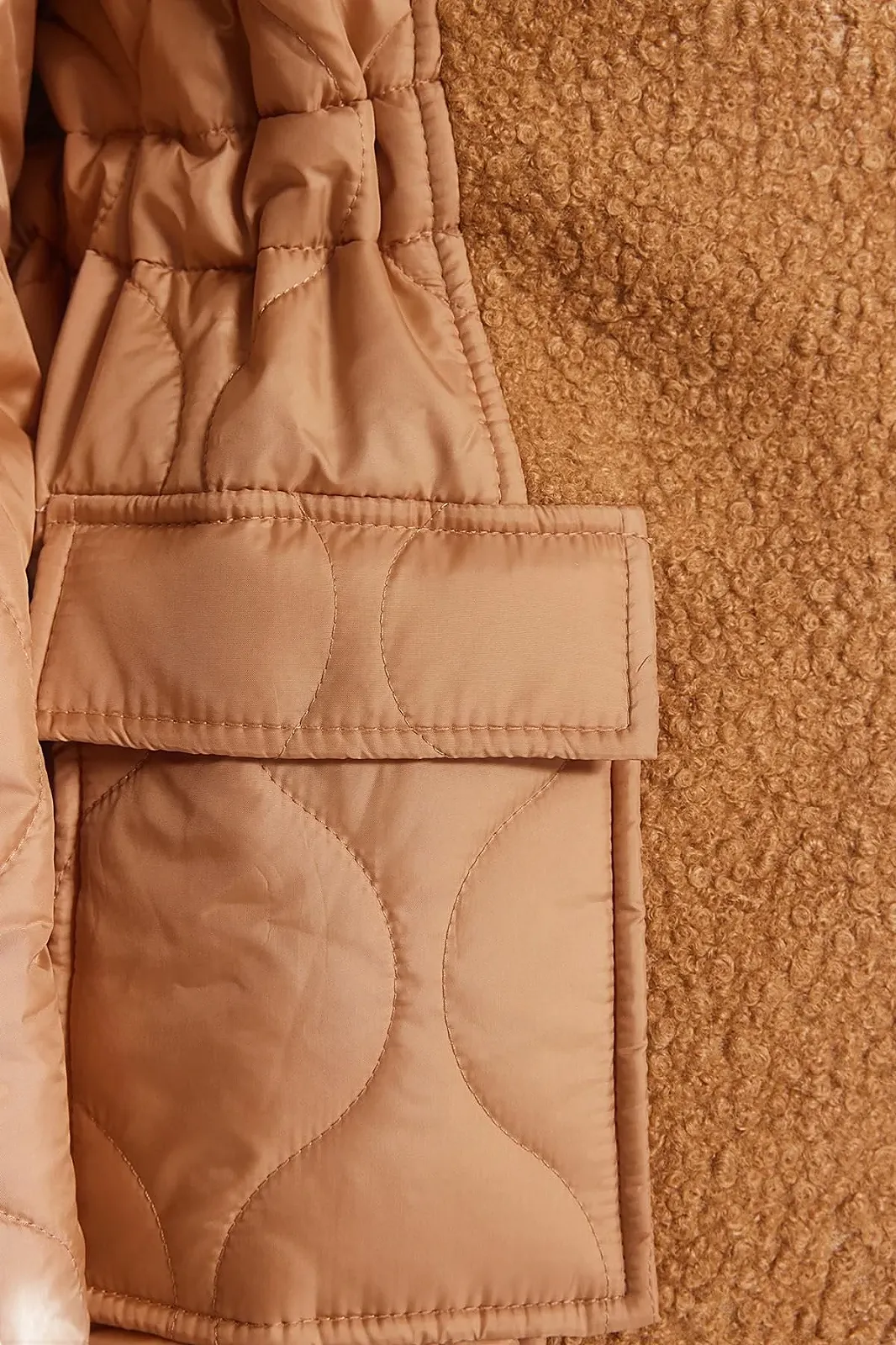 Пальто TRENDYOL Plus Size Прямой, фото №5 Пальто TRENDYOL Plus Size Прямой, фото №5