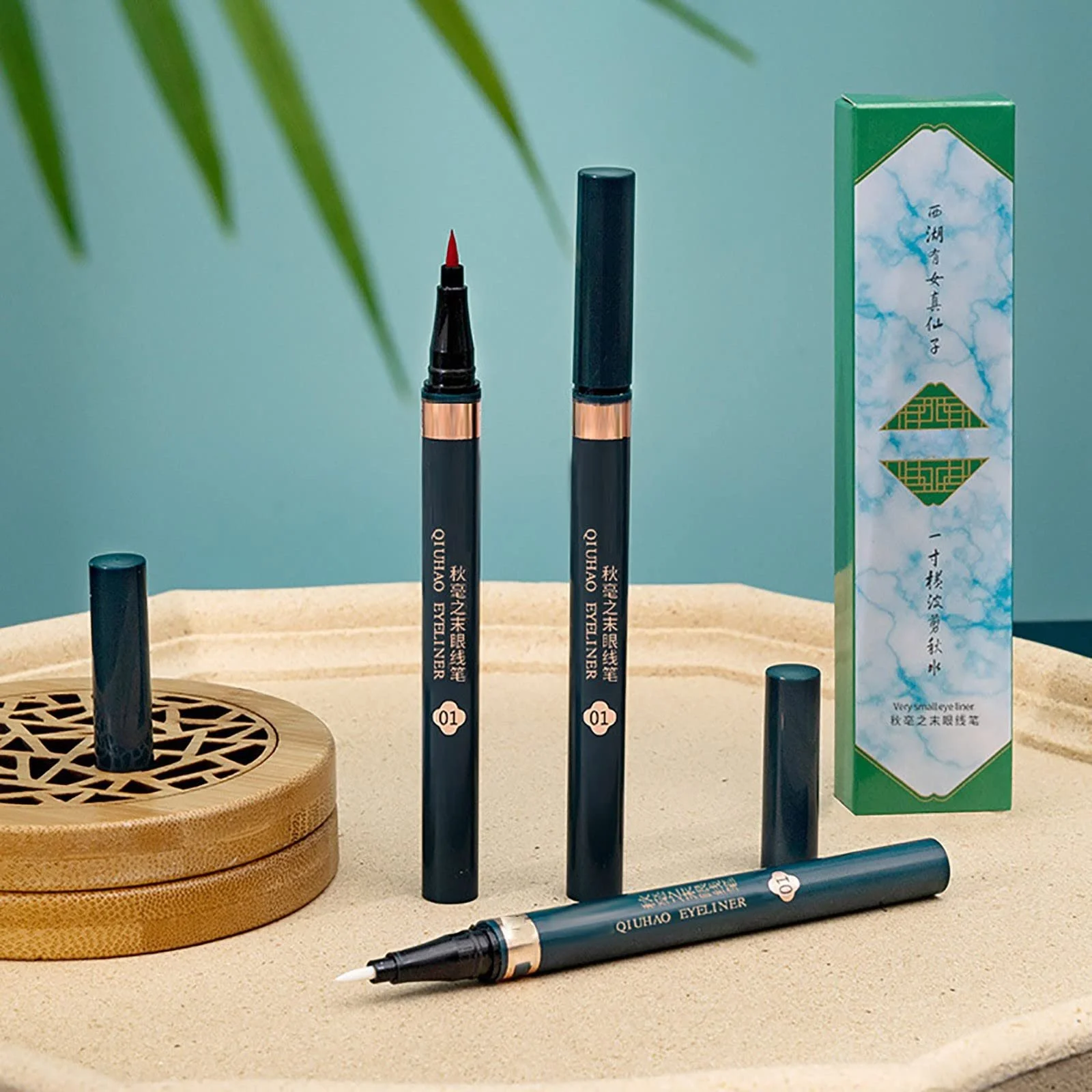 Підводка для очей Eyemazing Liner, чорна, фетровий аплікатор, тонка, стійка, рідка, водостійка, фото №3