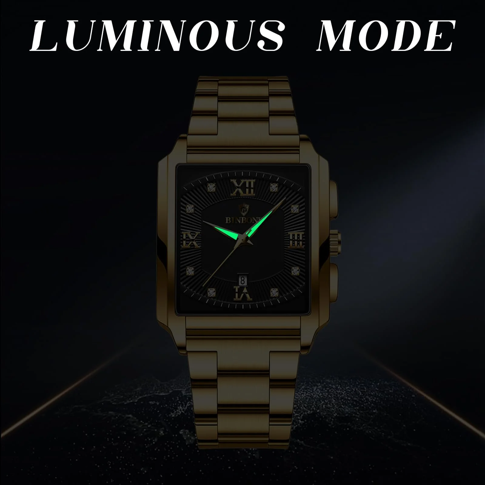 Годинник Silverora Прямокутний: 3ATM Водонепроникний, фото №7