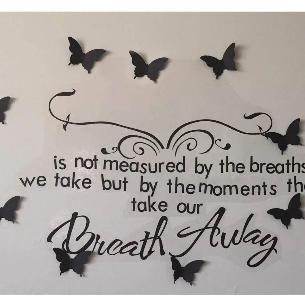 Наклейка на стіну JUN-H Набір 3D метеликів ПВХ з магнітами чорна, фото №4 Наклейка на стіну JUN-H Набір 3D метеликів ПВХ з магнітами чорна, фото №4