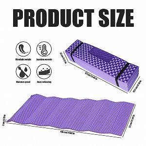 Килимок Camping Sleeping Foam Cushion Waterproof М'яка піна synthetic.ua - Фото 1