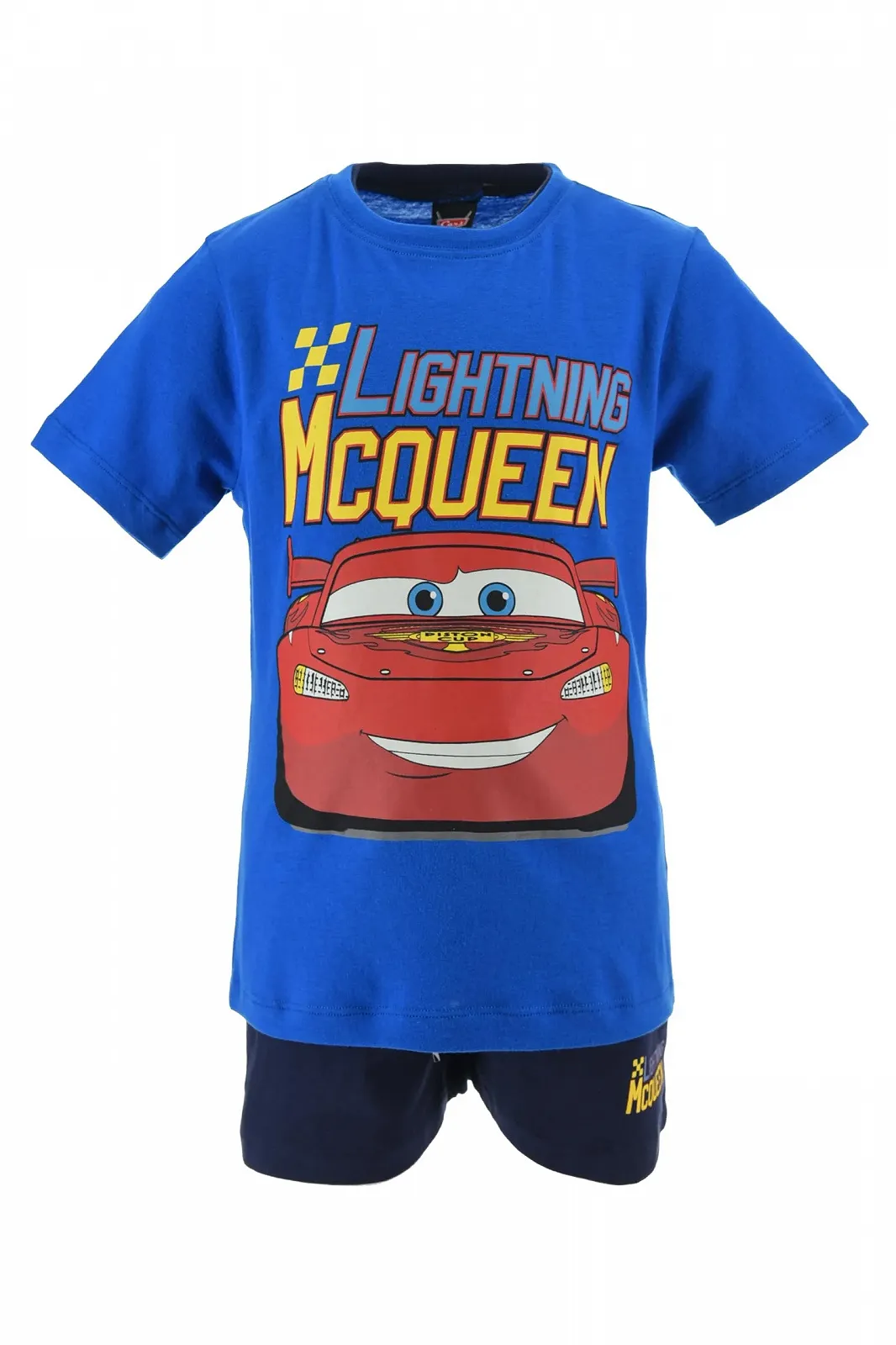 Піжама Disney Pixar Cars для хлопчиків, комплект з 2 предметів: футболка та шорти з м'якої бавовни, фото №1 Піжама Disney Pixar Cars для хлопчиків, комплект з 2 предметів: футболка та шорти з м'якої бавовни, фото №1