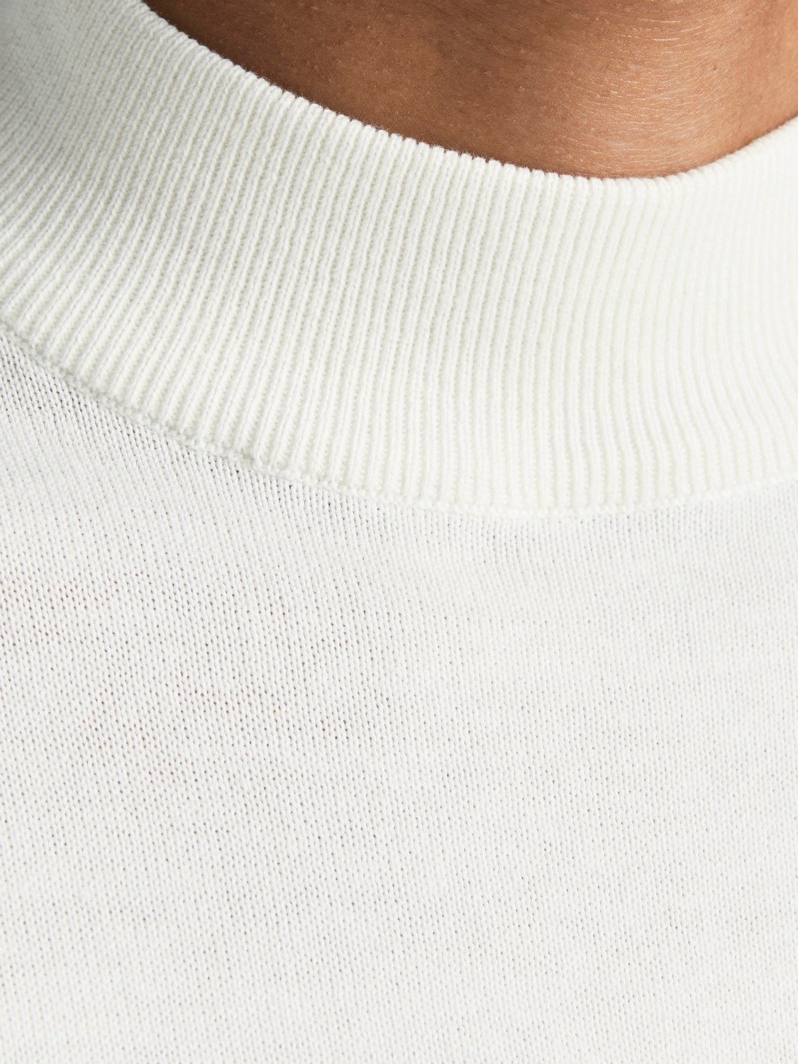 Гольф Jack&Jones KNIT MOCK NECK NOOS 12190170, Cloud Dancer, XXL, фото №3