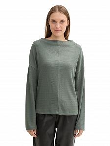 Женская Толстовка TOM TAILOR Со Стойкой Воротником - Фото 1