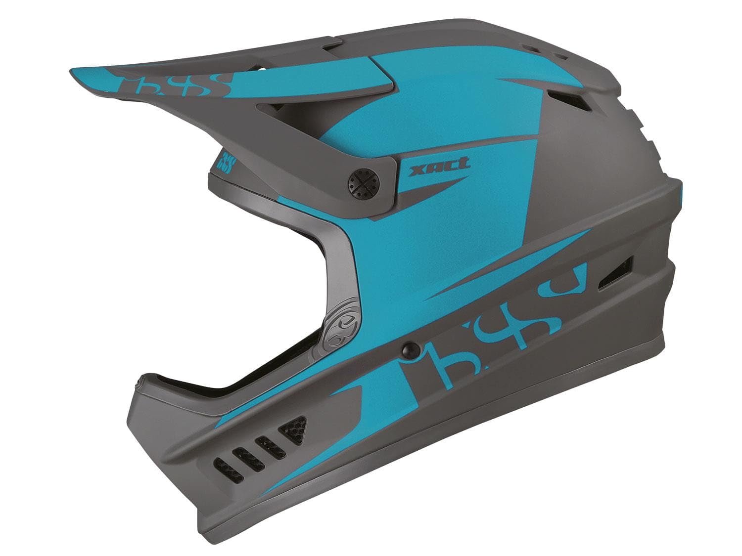 Шлем Downhill IXS XACT EVO MTB Lime-Graphite, фото №4