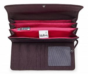 Кошелек Kipling MONEY LAND Большой 3 x 80 x 38 см Ultimate Plum (ФИОЛЕТОВЫЙ) synthetic.ua - Фото 1