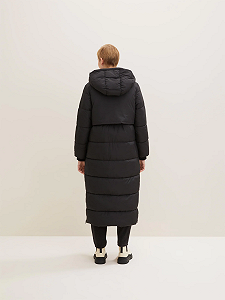 Куртка arctic puffer coat 1032690-14482 Tom Tailor Чорний XS synthetic.ua - Фото 1
